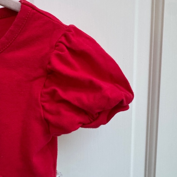 Marie Nicole 3T Girls Formal Short Sleeve Valentine’s Day Dress with Sequins - Picture 4 of 6